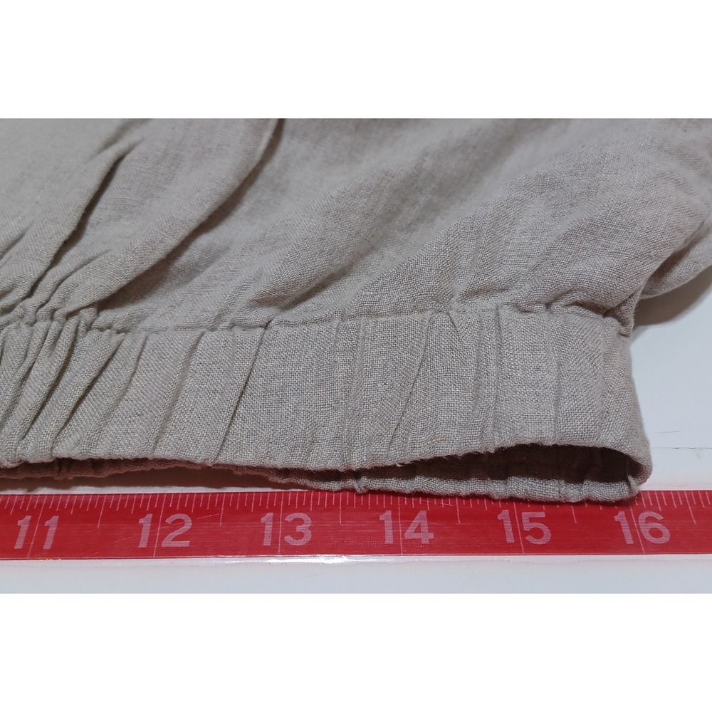 Eileen Fisher Organic Linen Maxi Skirt Womens L Pockets Luxe Lagenlook Capsule - Picture 5 of 6